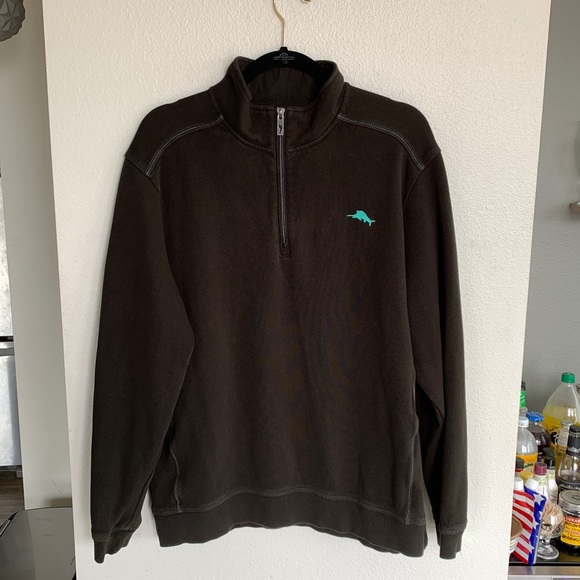 Tommy Bahama Quarter Zip / Half Zip Pullover - Picture 1 of 6